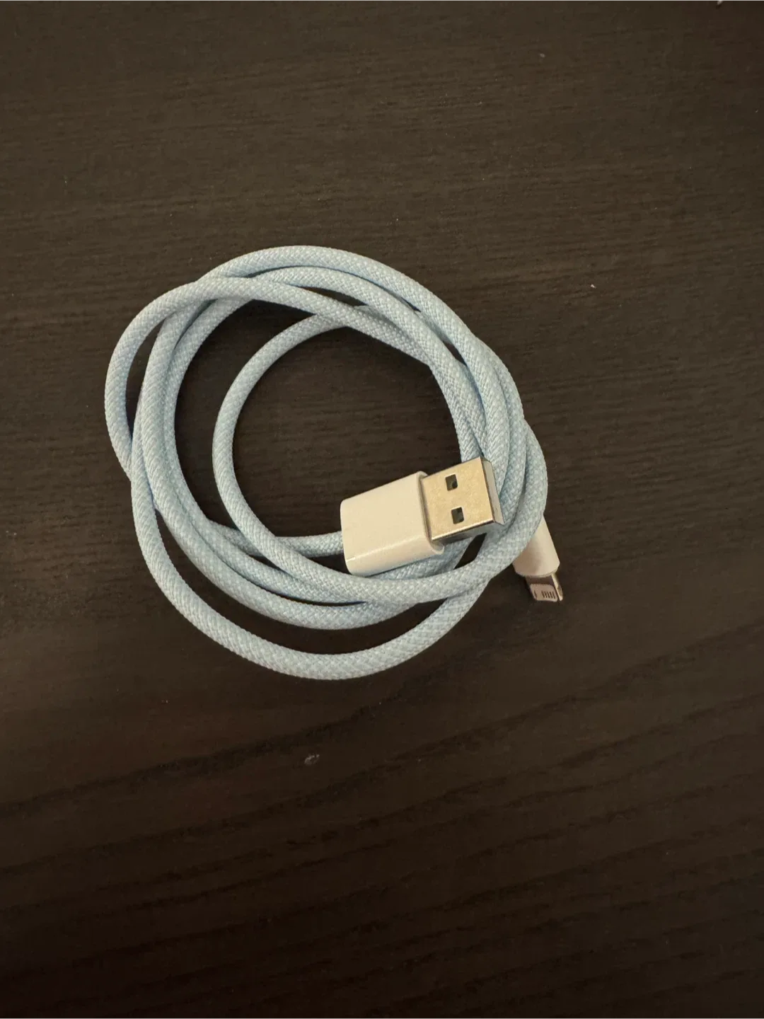 Blue USB to Lightning Cable