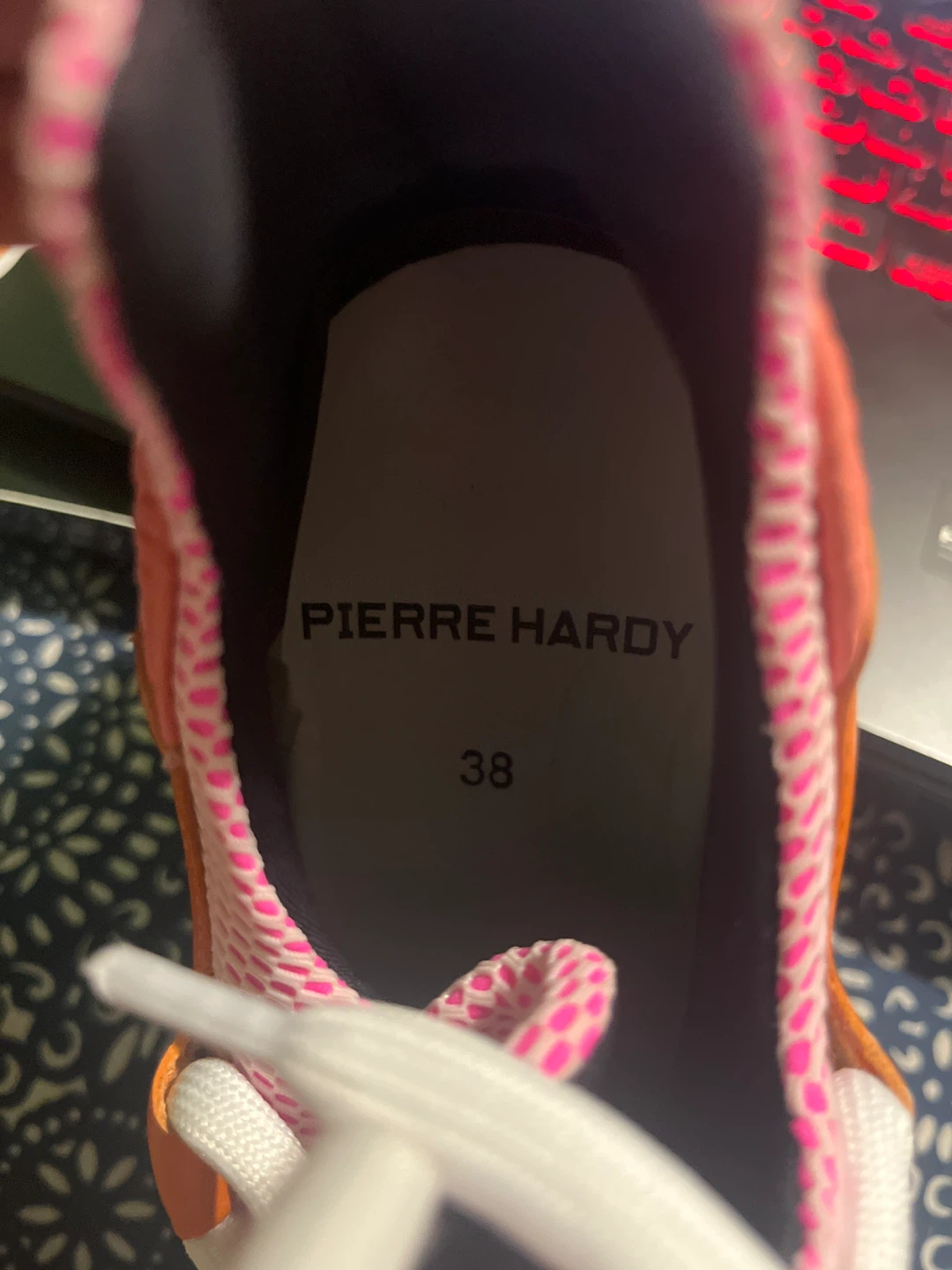 Pierre Hardy Trek Comet Pink/Orange + White Mesh - photo 2