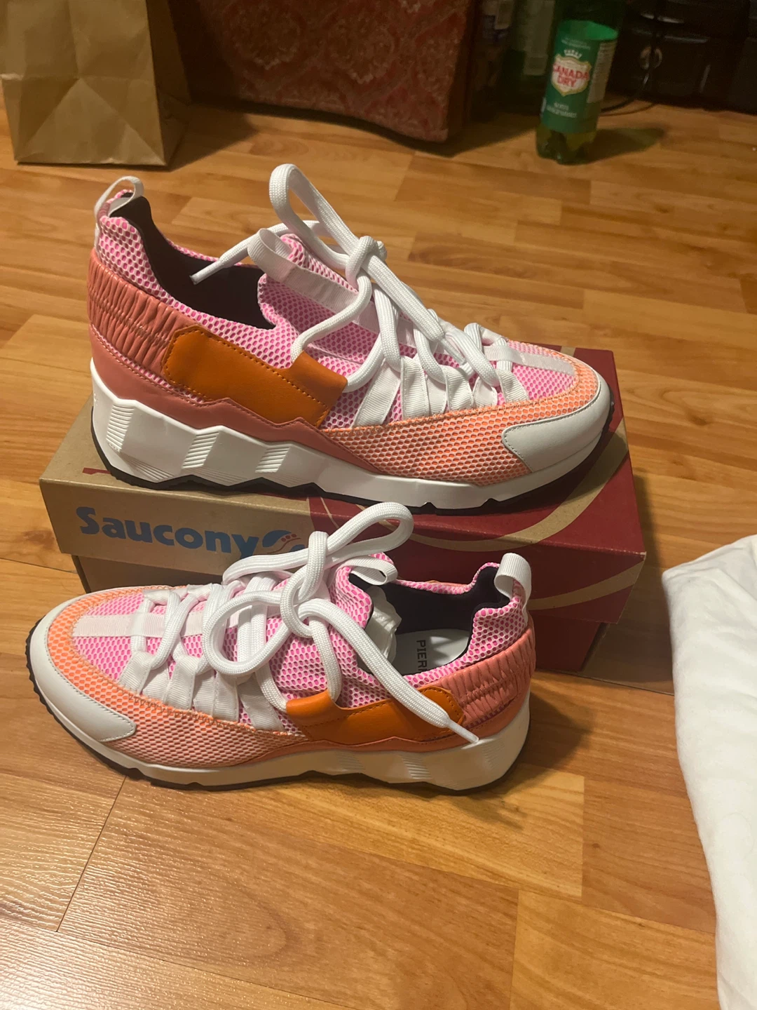 Pierre Hardy Trek Comet Pink/Orange + White Mesh - photo 3