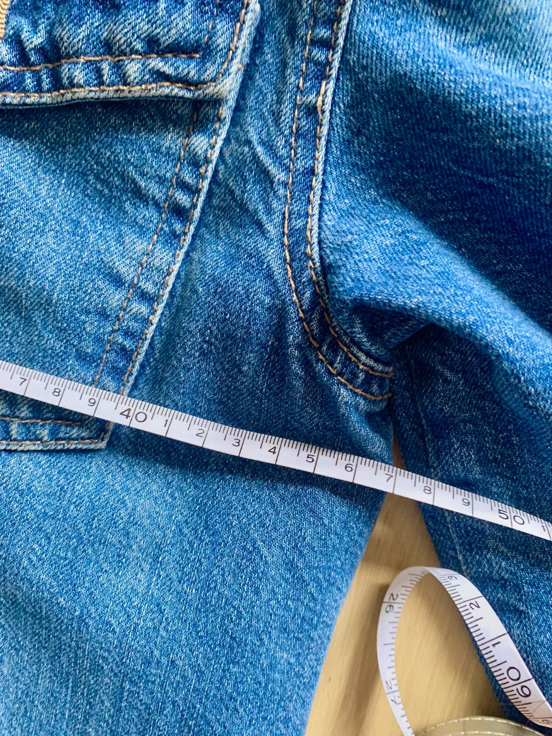 Zara Trafaluc Denimwear XS Shearling Lined Jacket image indicator(5)