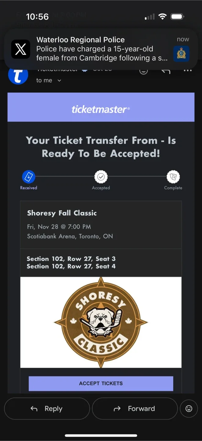 Shoresy Fall Classic Hockey Tickets - Toronto