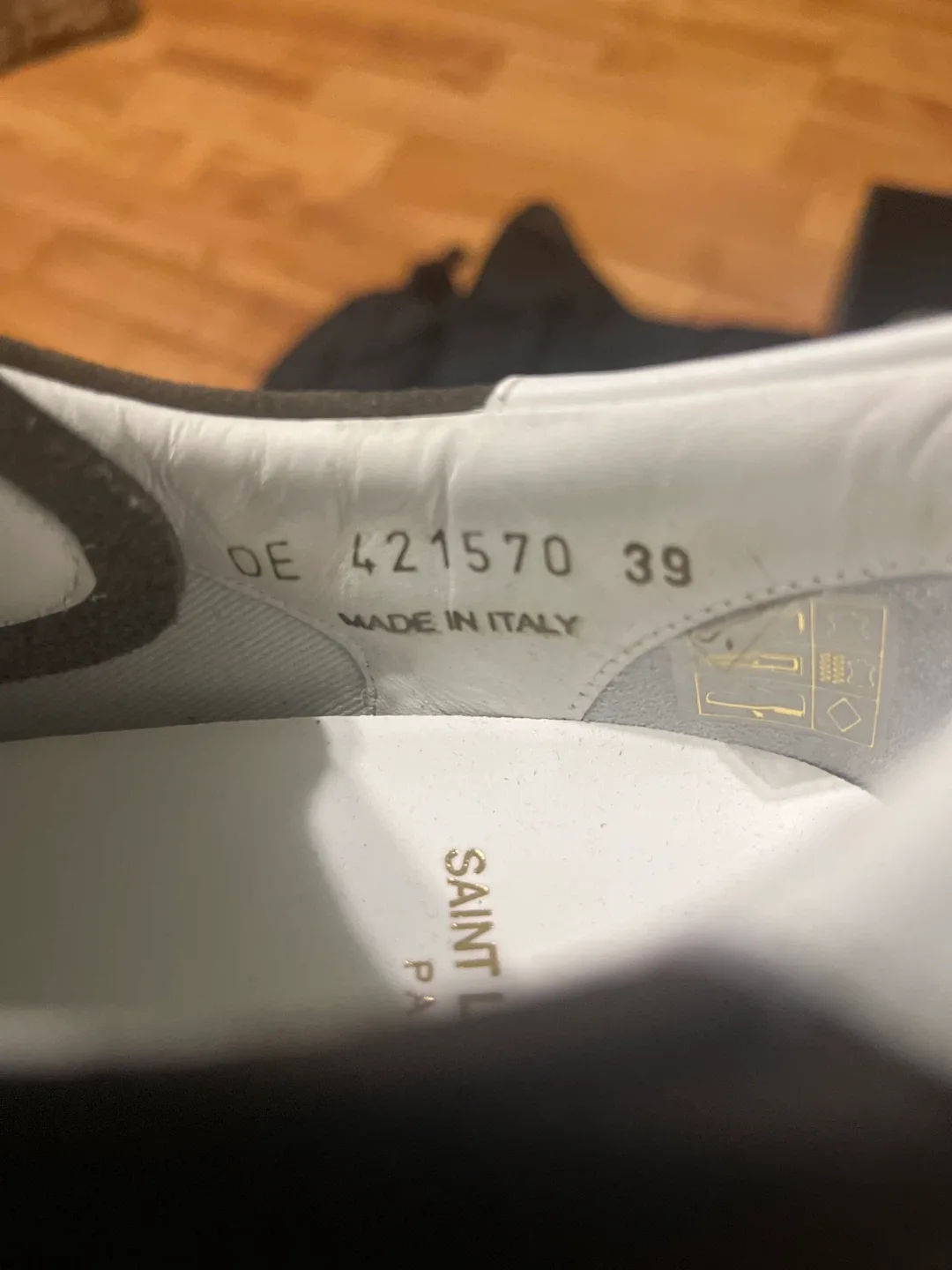 Saint Laurent Olive Green Sneakers - Size 39 image indicator(3)