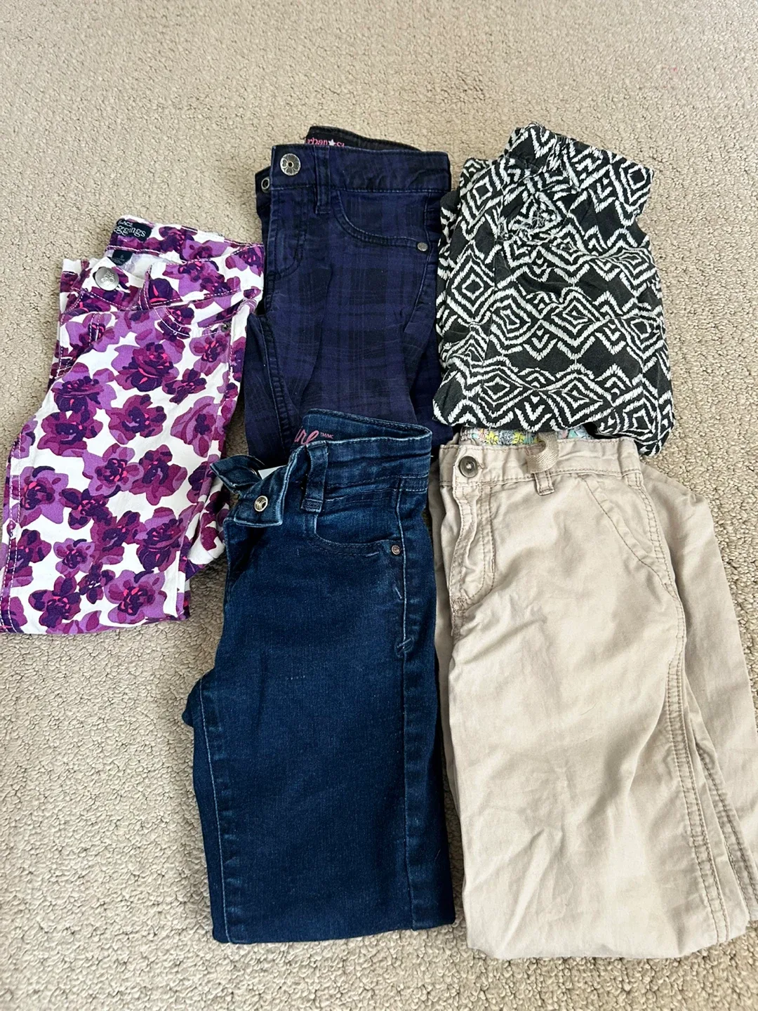 Girls' Assorted Pants - Various Brands & Sizes