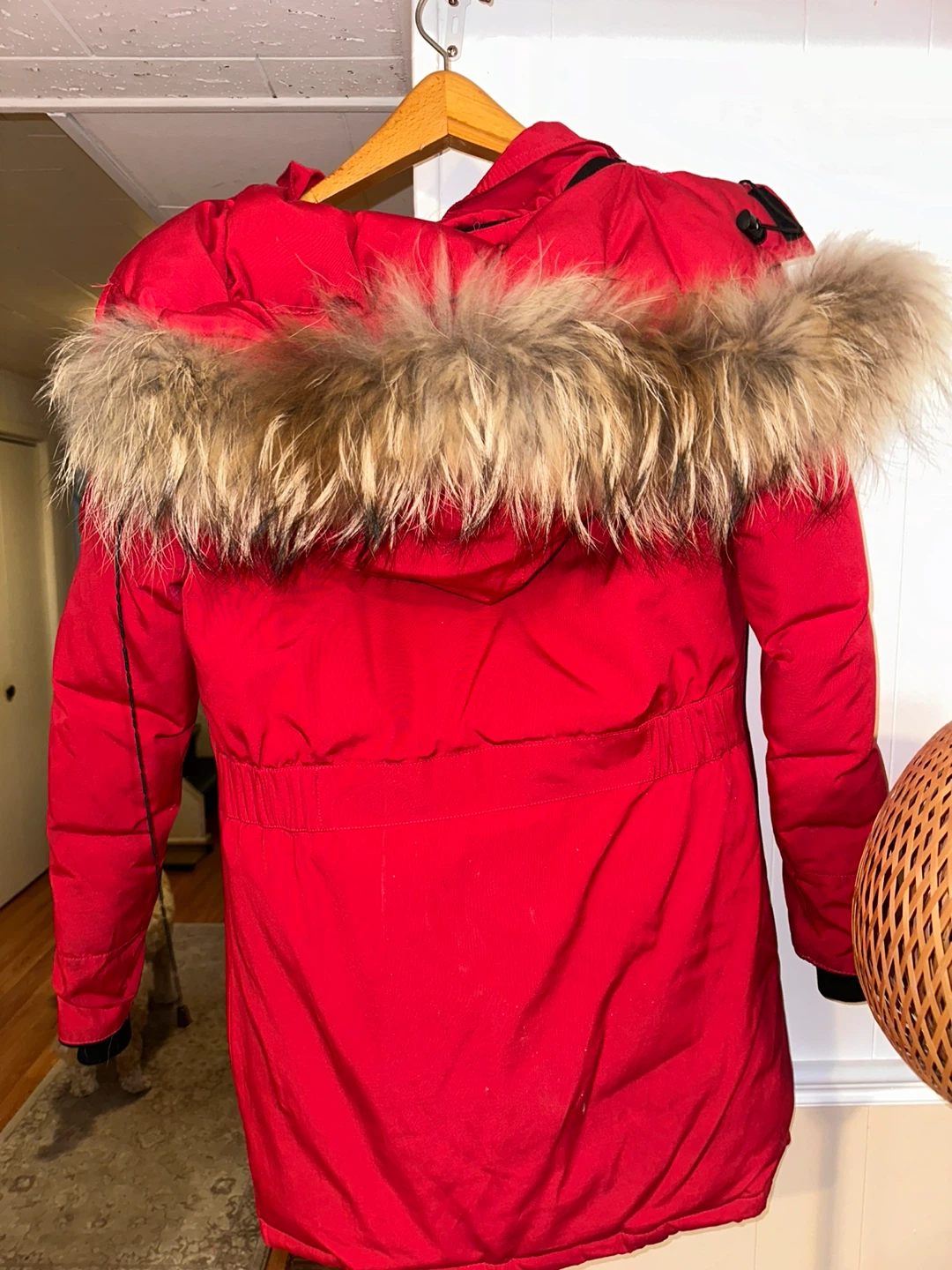 Canada Goose Red Winter Parka, Size S