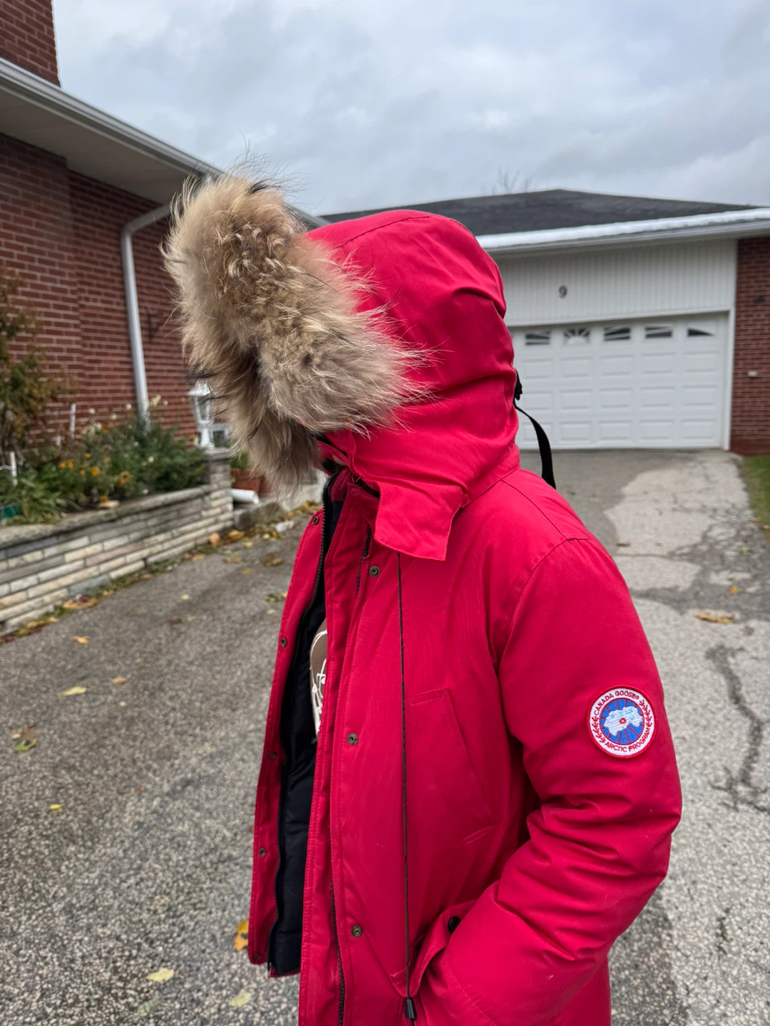 Canada Goose Red Winter Parka, Size S - photo 5