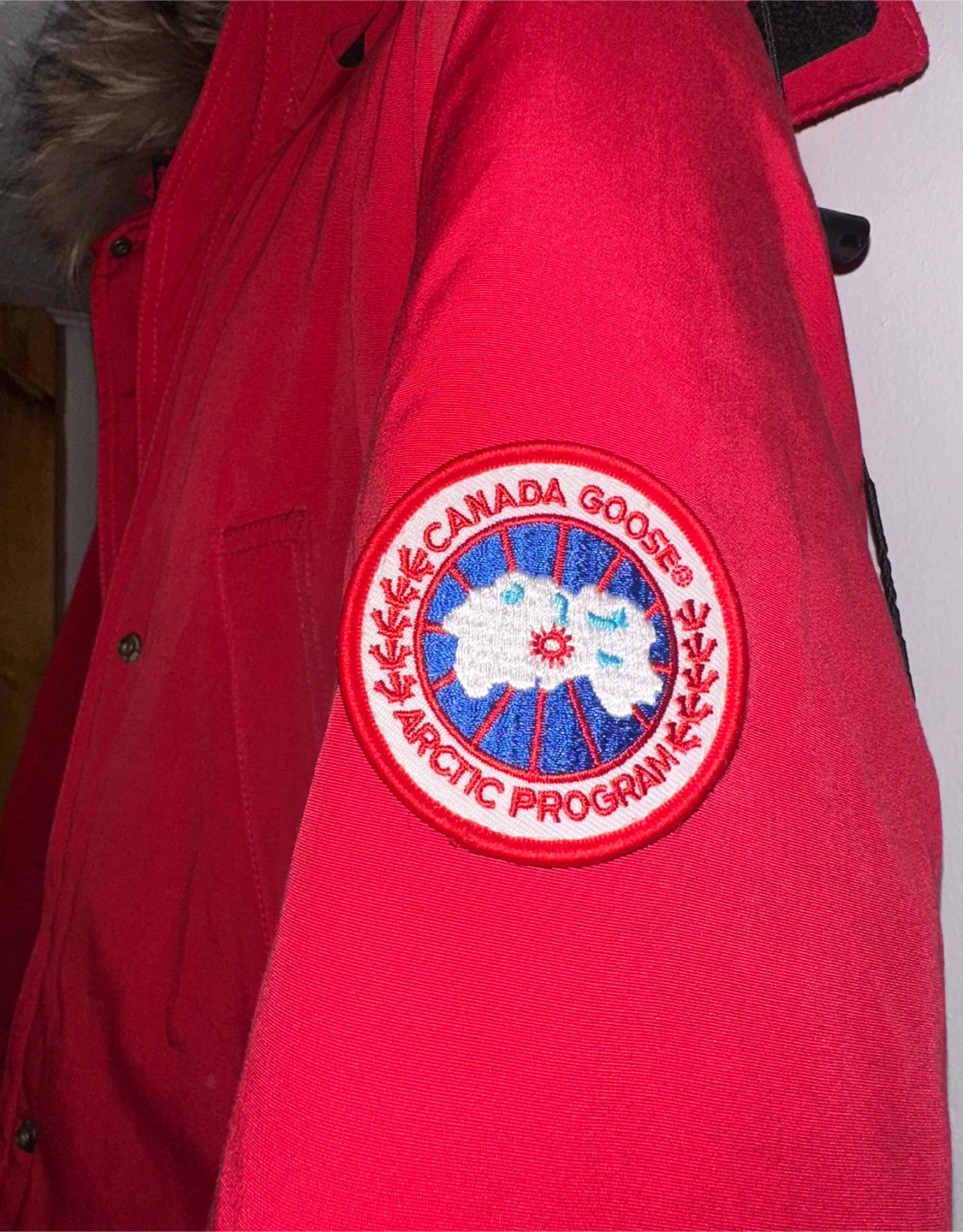 Canada Goose Red Winter Parka, Size S - photo 2