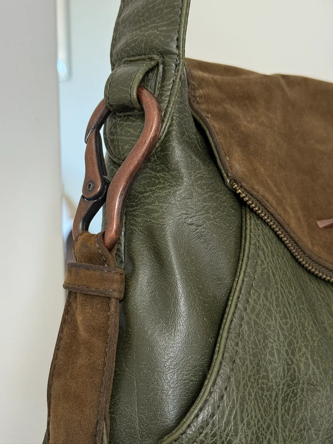 Matt & Nat Green & Brown Shoulder Bag image indicator(4)