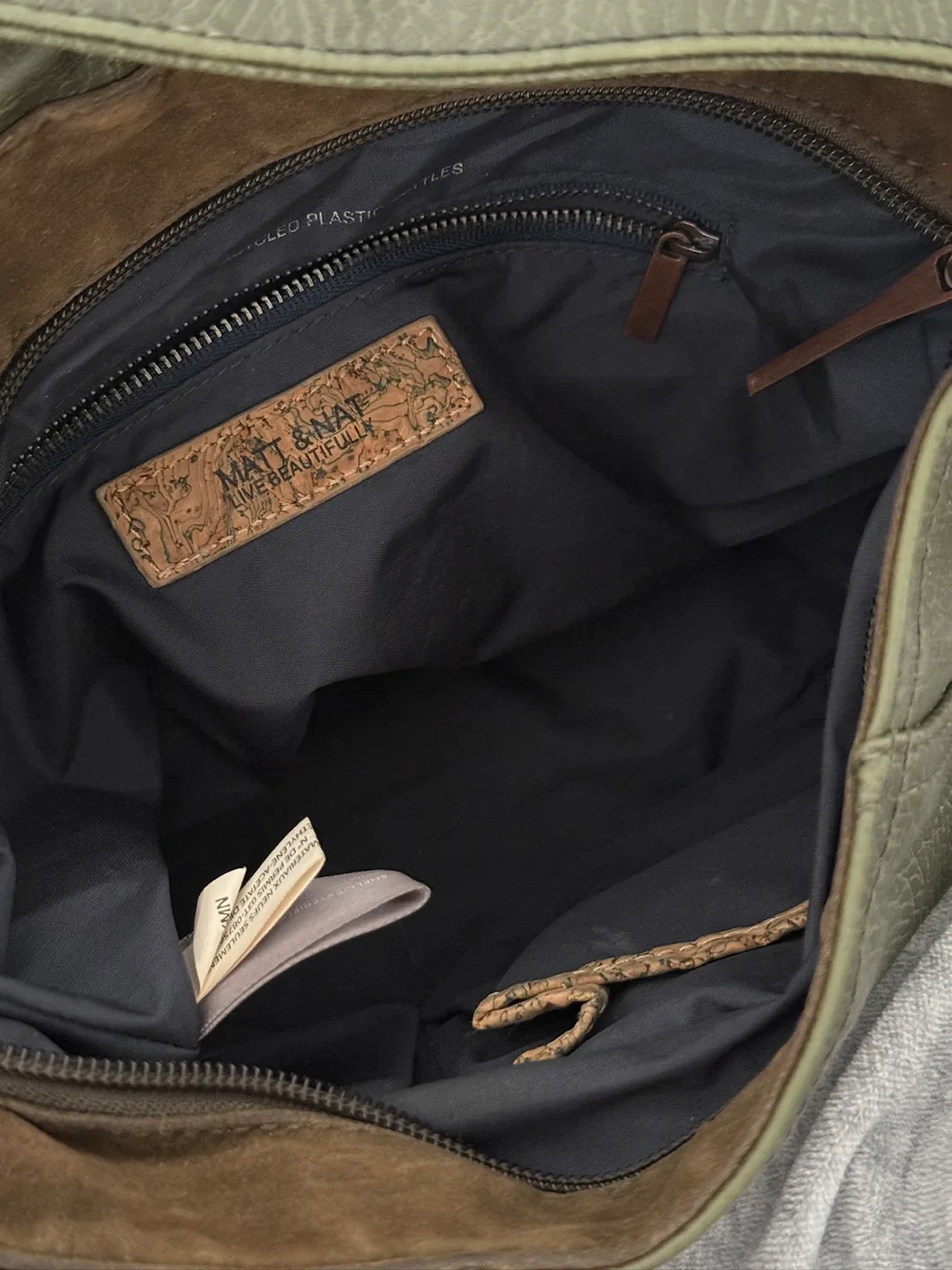 Matt & Nat Green & Brown Shoulder Bag image indicator(7)