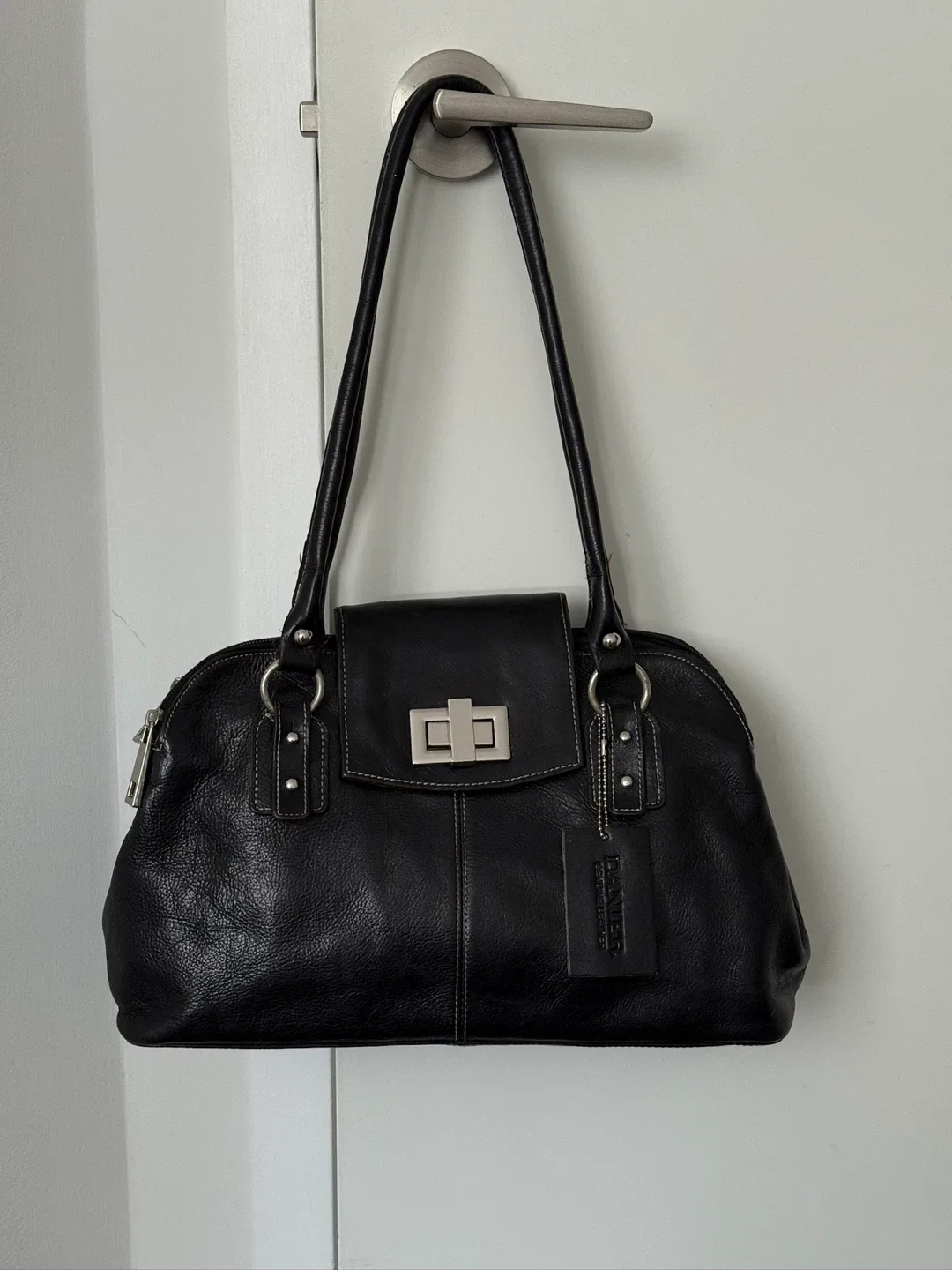 Danier Black Leather Handbag