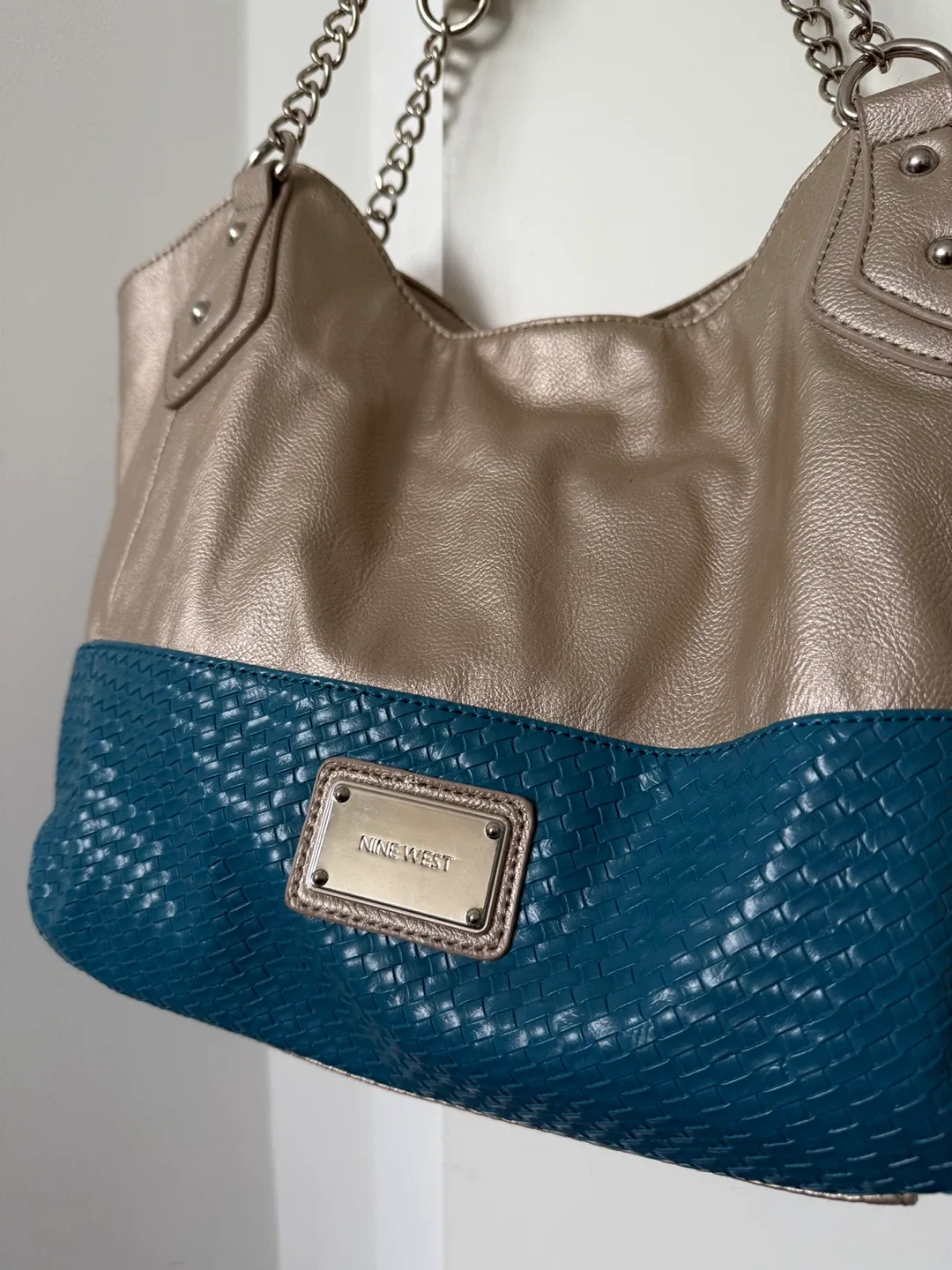 Nine West Tote Bag - Beige & Blue image indicator(3)