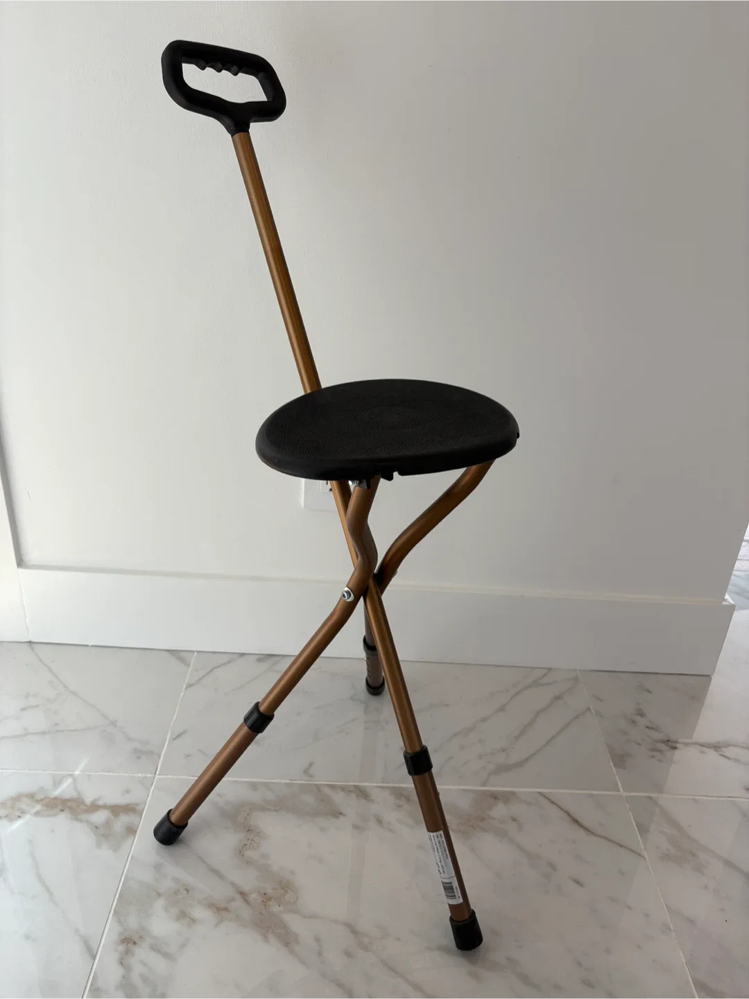 REDUCED Drive Medical Folding Cane Seat - Bronze image indicator(2)