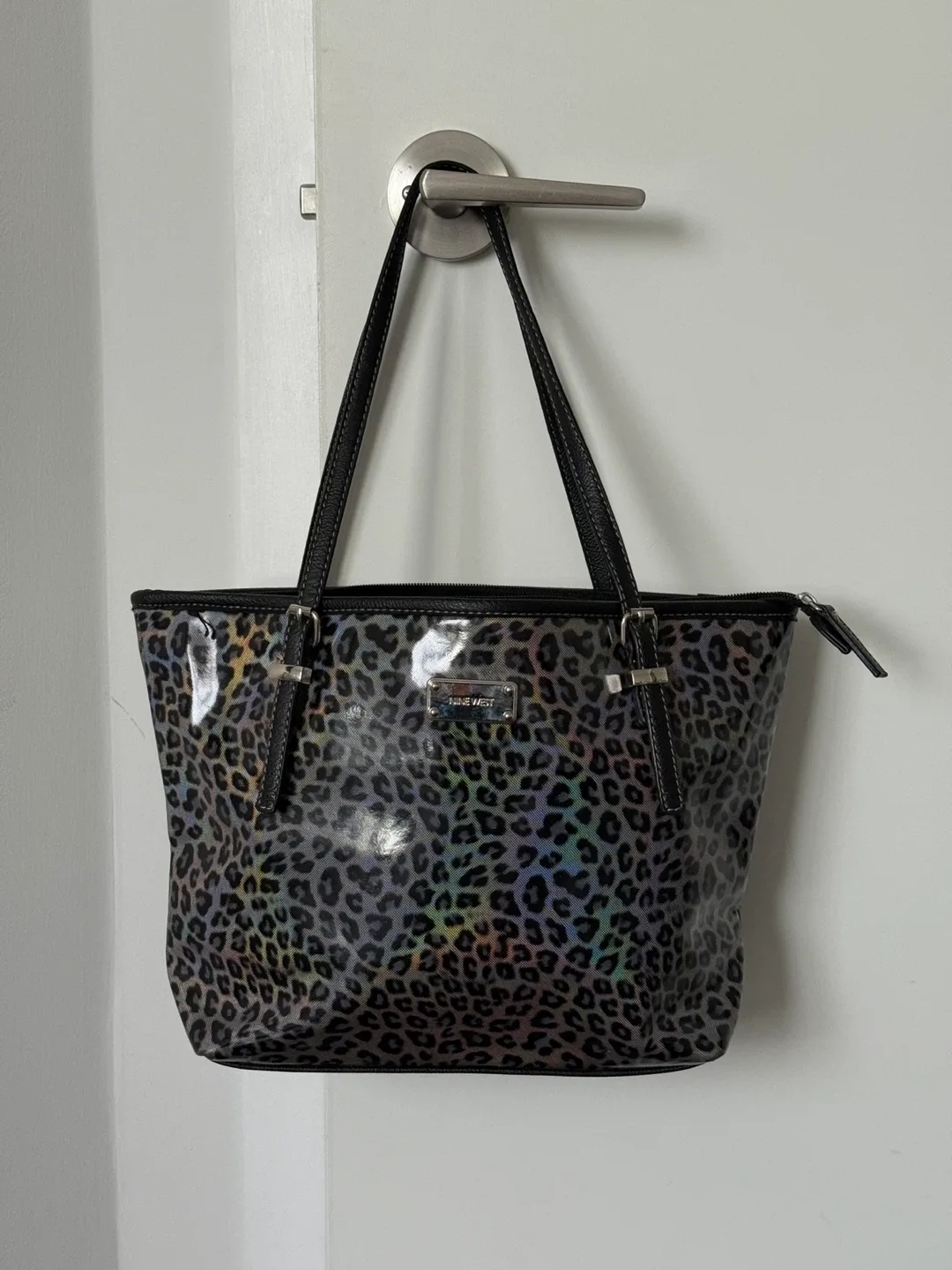 Nine West Leopard Print Tote Bag