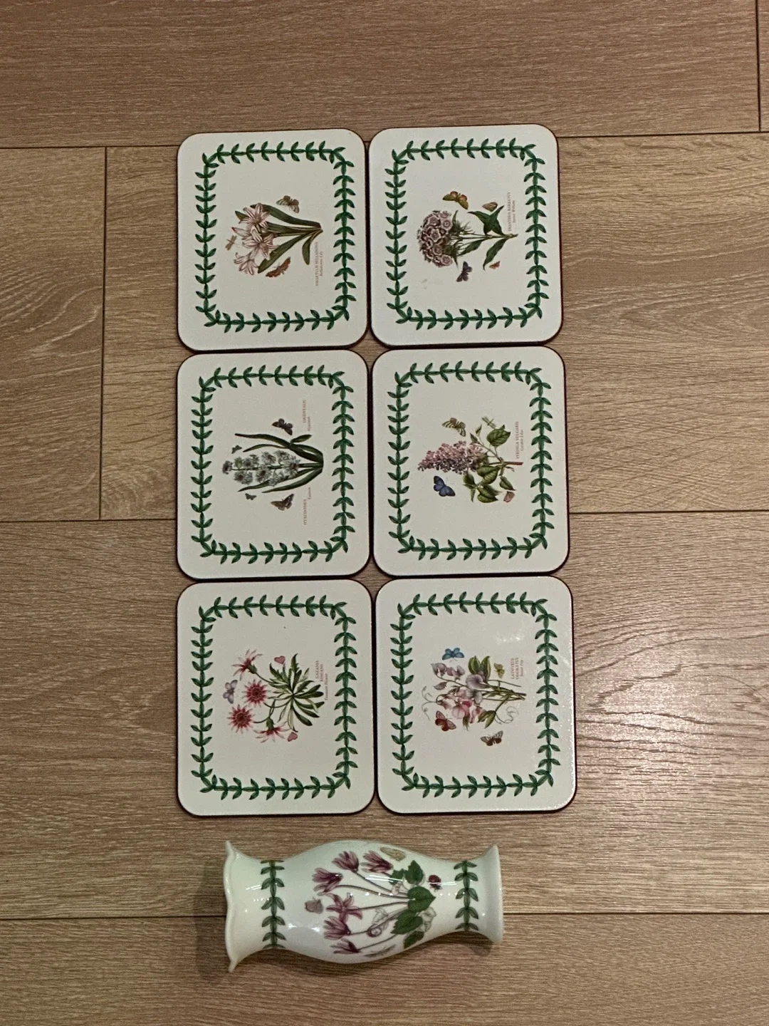 Portmeirion Botanic Garden Coasters & Vase thumbnail