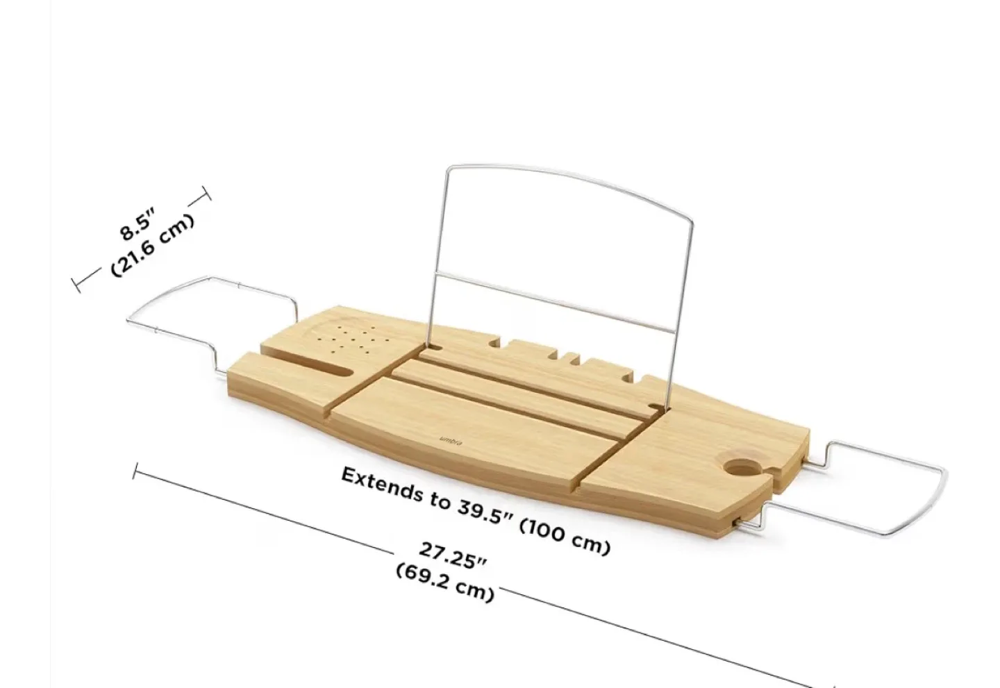 Umbra Aquala Expandable Bathtub Caddy image indicator(2)