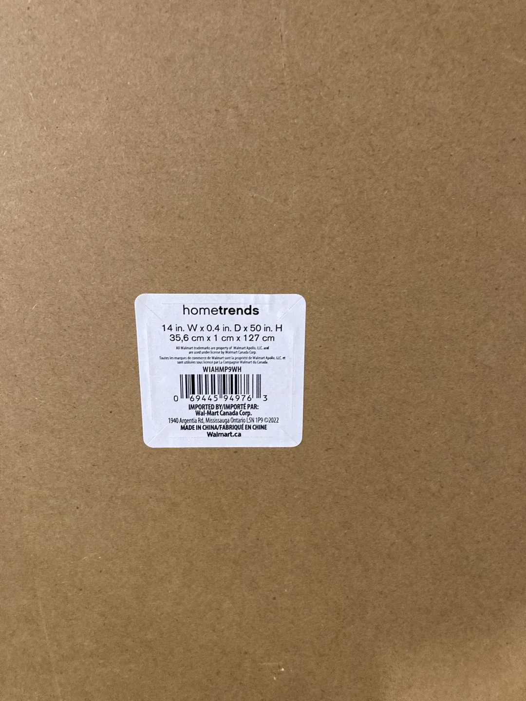 hometrends White Framed Mirror 14x0.4x50 in. image indicator(4)