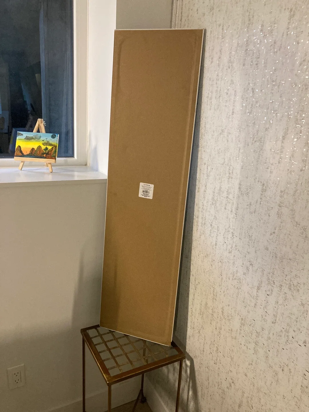 hometrends White Framed Mirror 14x0.4x50 in. image indicator(6)