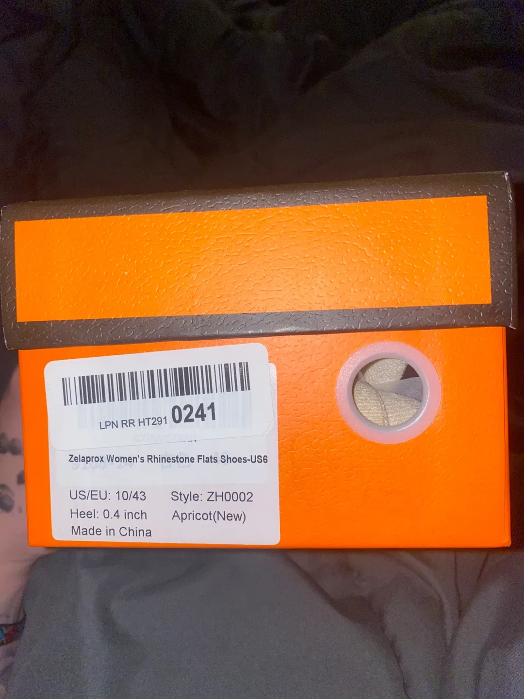 Zelaprox Women's Flats - Apricot, Size 10 (New) image indicator(4)