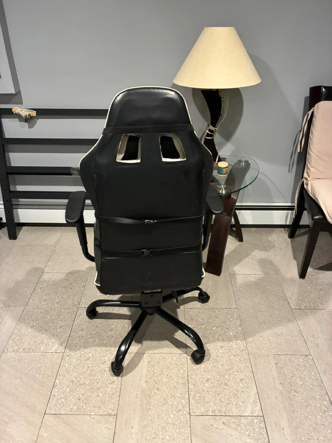 Black and White Gaming Chair - photo 2