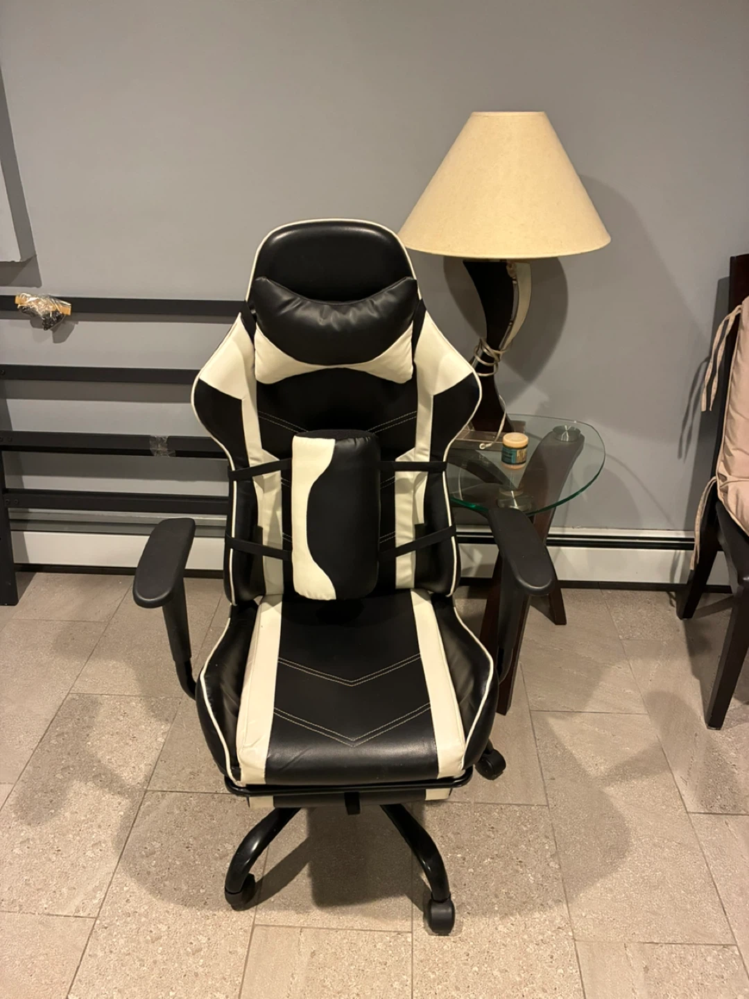 Black and White Gaming Chair
