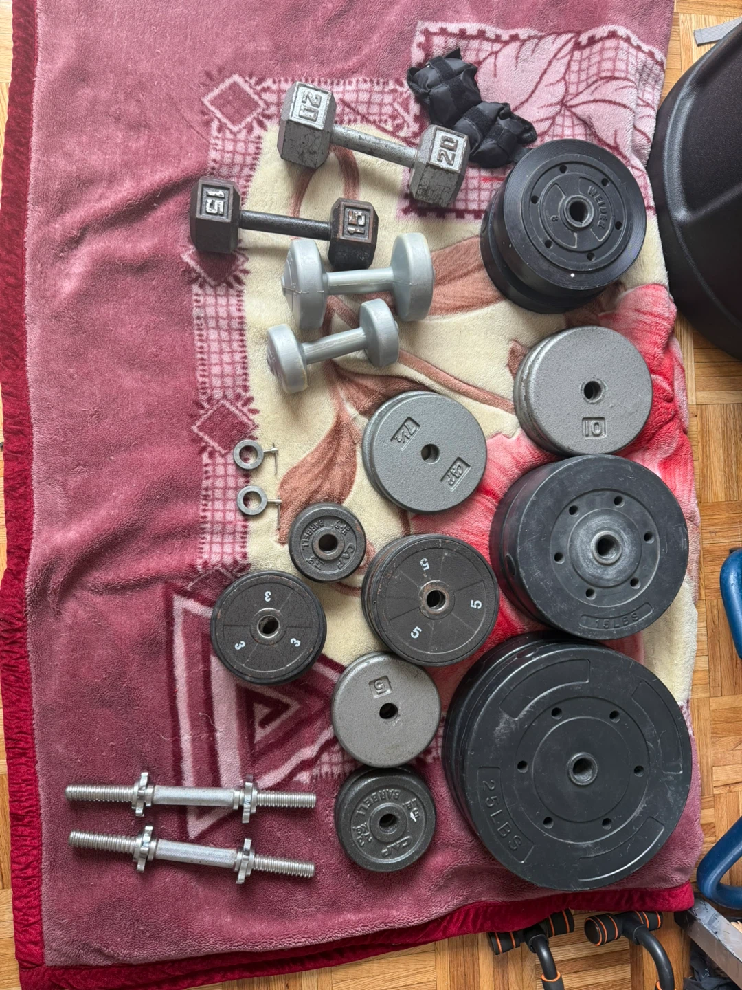 Weight Set with Dumbbells & Plates