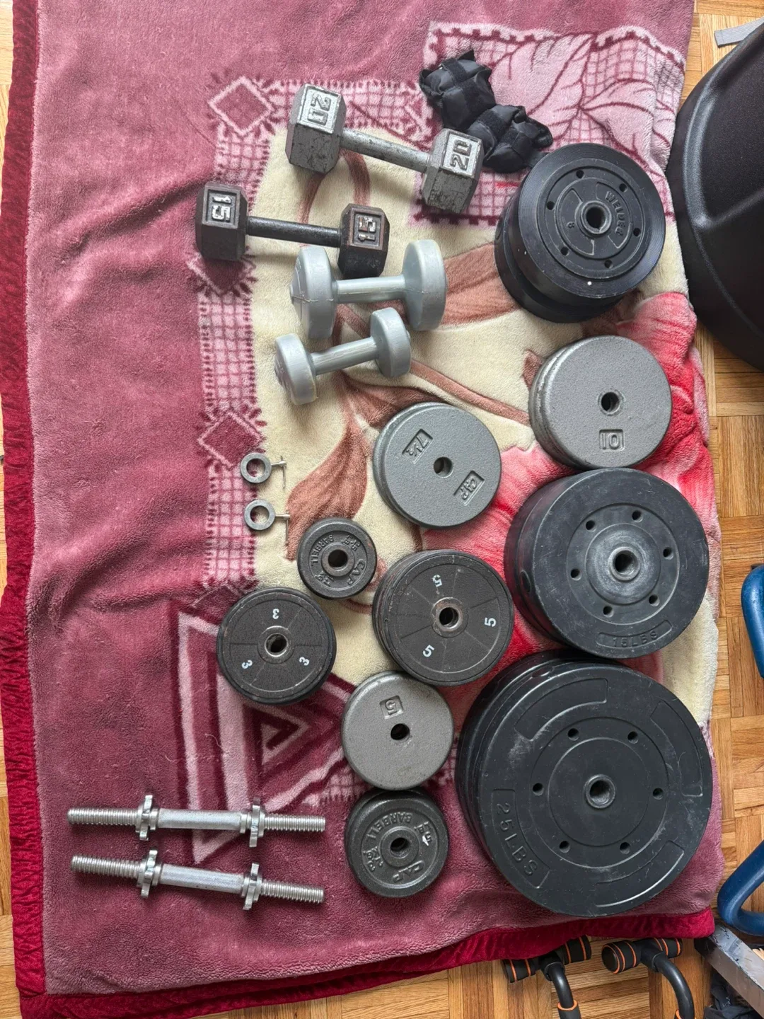 Weight Set with Dumbbells & Plates