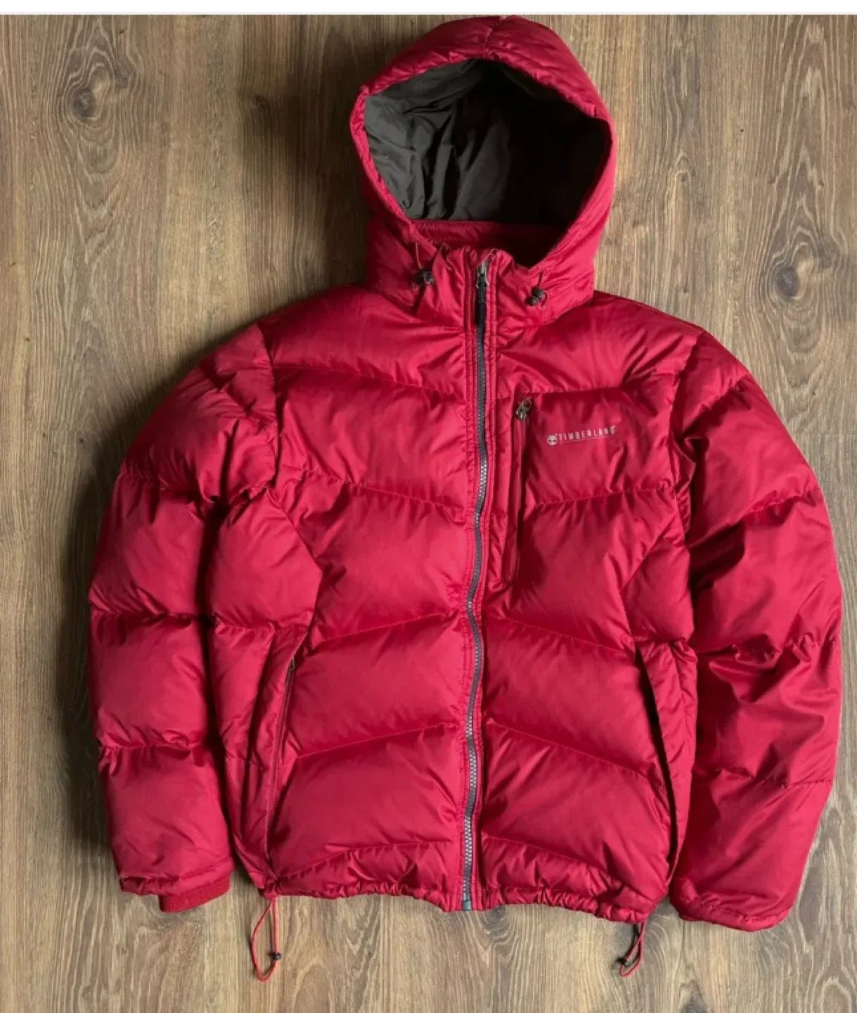 Timberland Red Puffer Jacket
