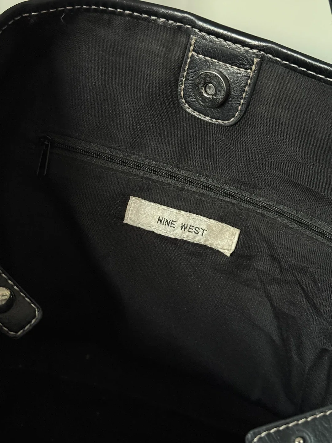 Nine West Black Tote Bag image indicator(4)