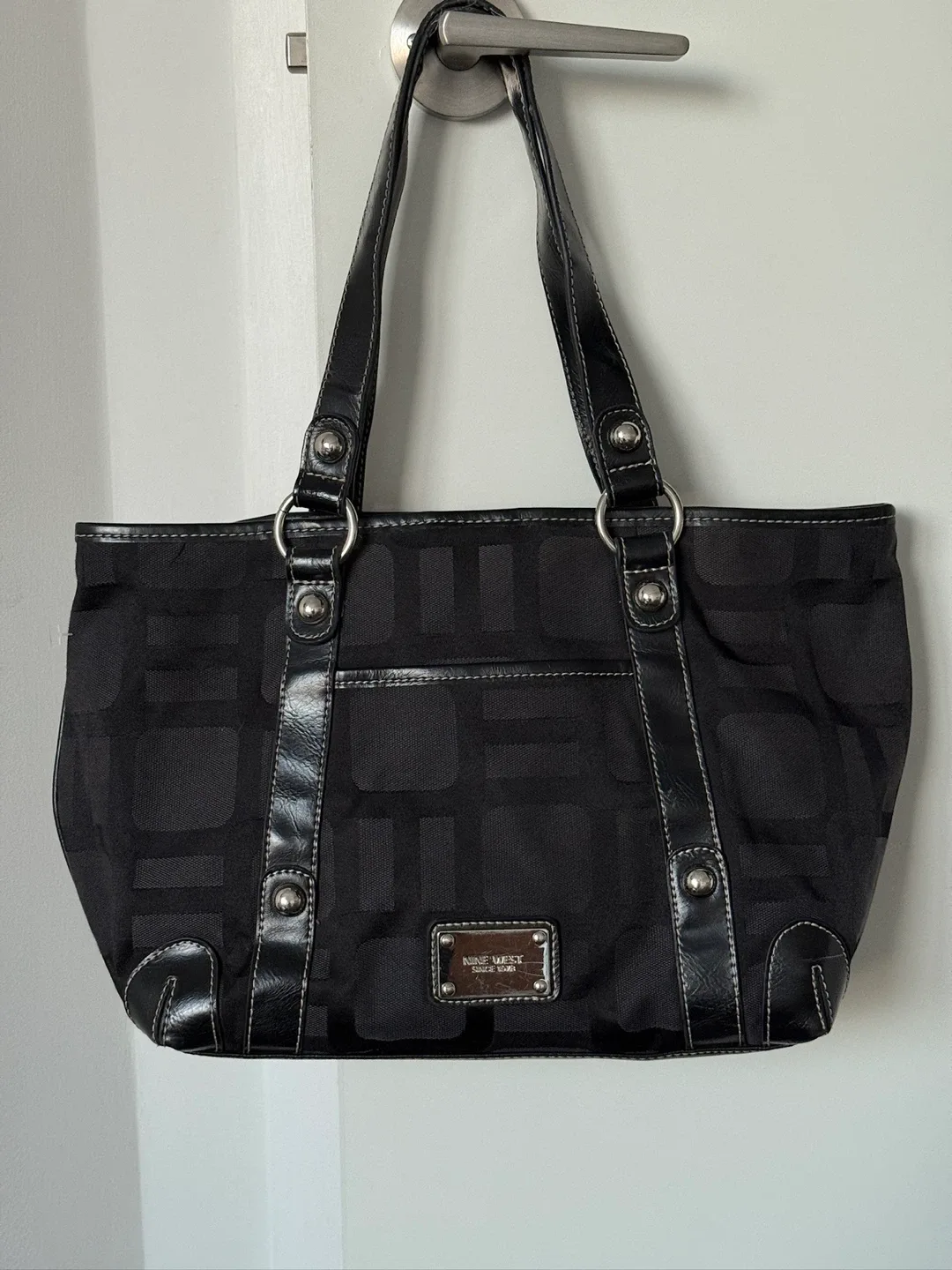 Nine West Black Tote Bag image indicator(5)