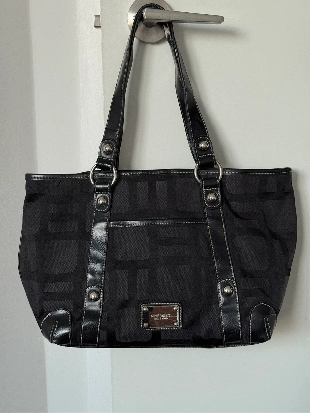 Nine West Black Tote Bag