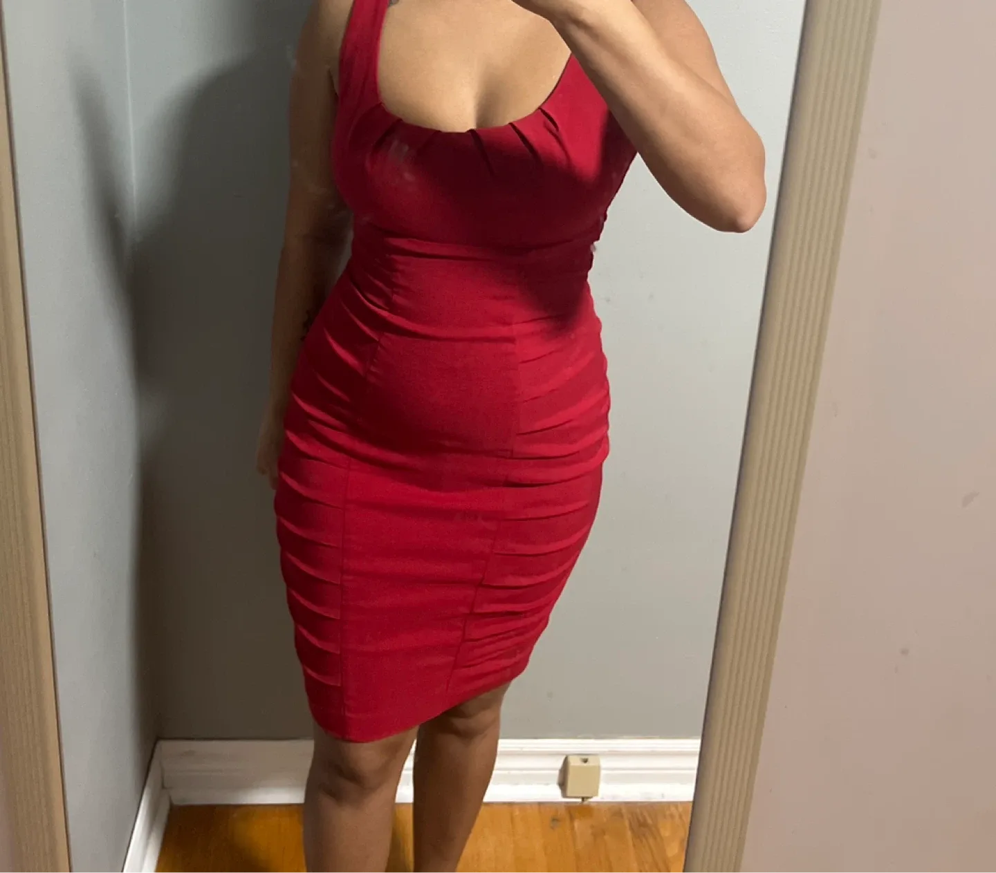 Red Le Chateau Sleeveless Dress