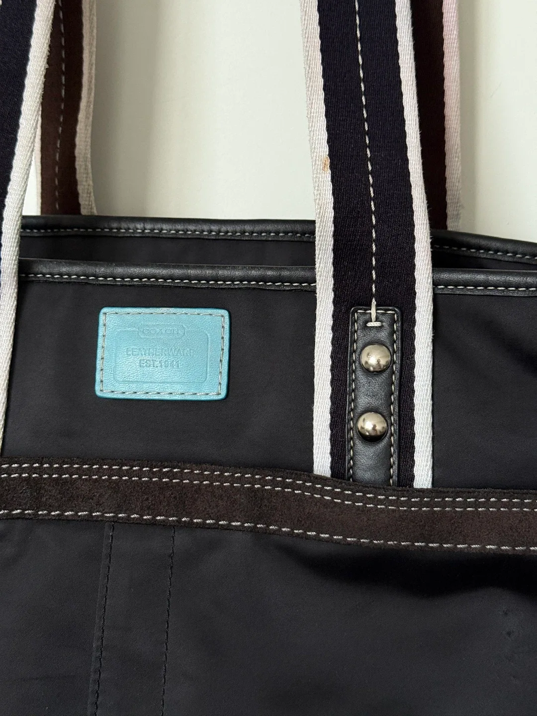 Coach Black Tote Bag image indicator(5)