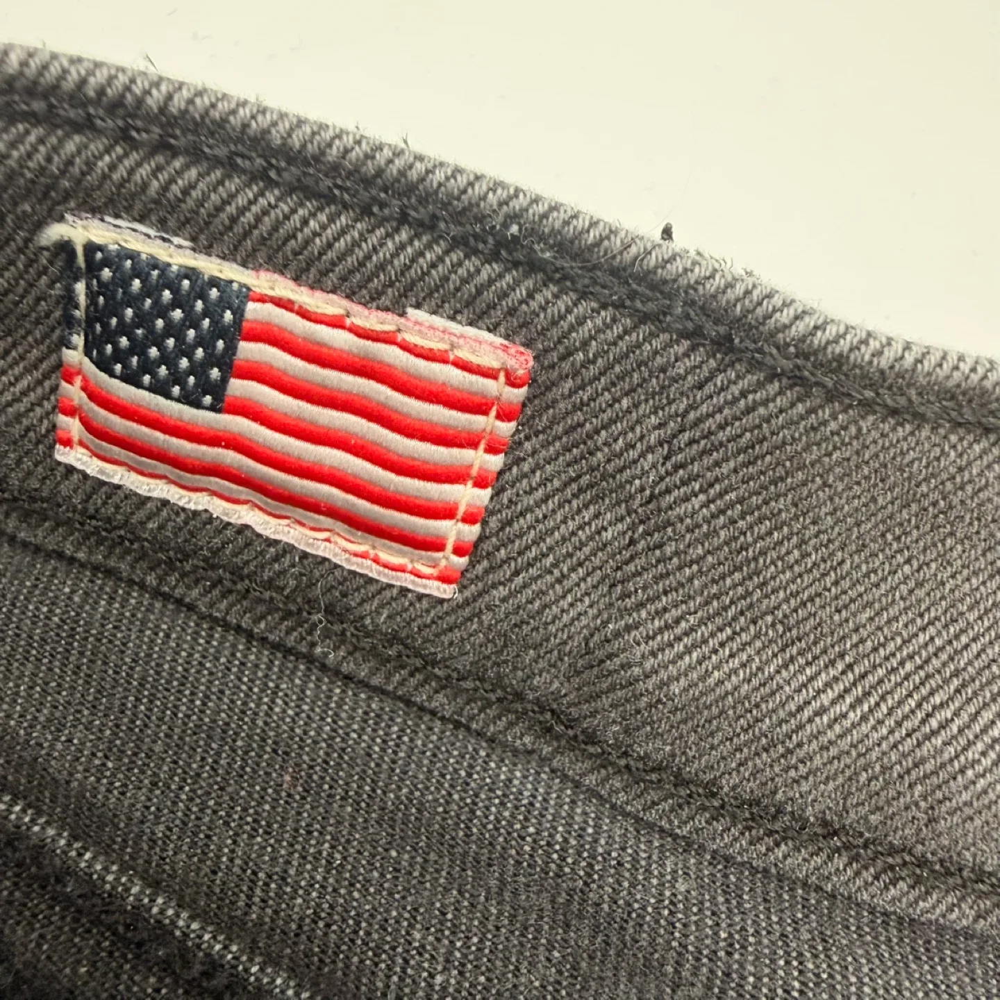 True Religion Grey Denim Shorts Size 26 image indicator(3)