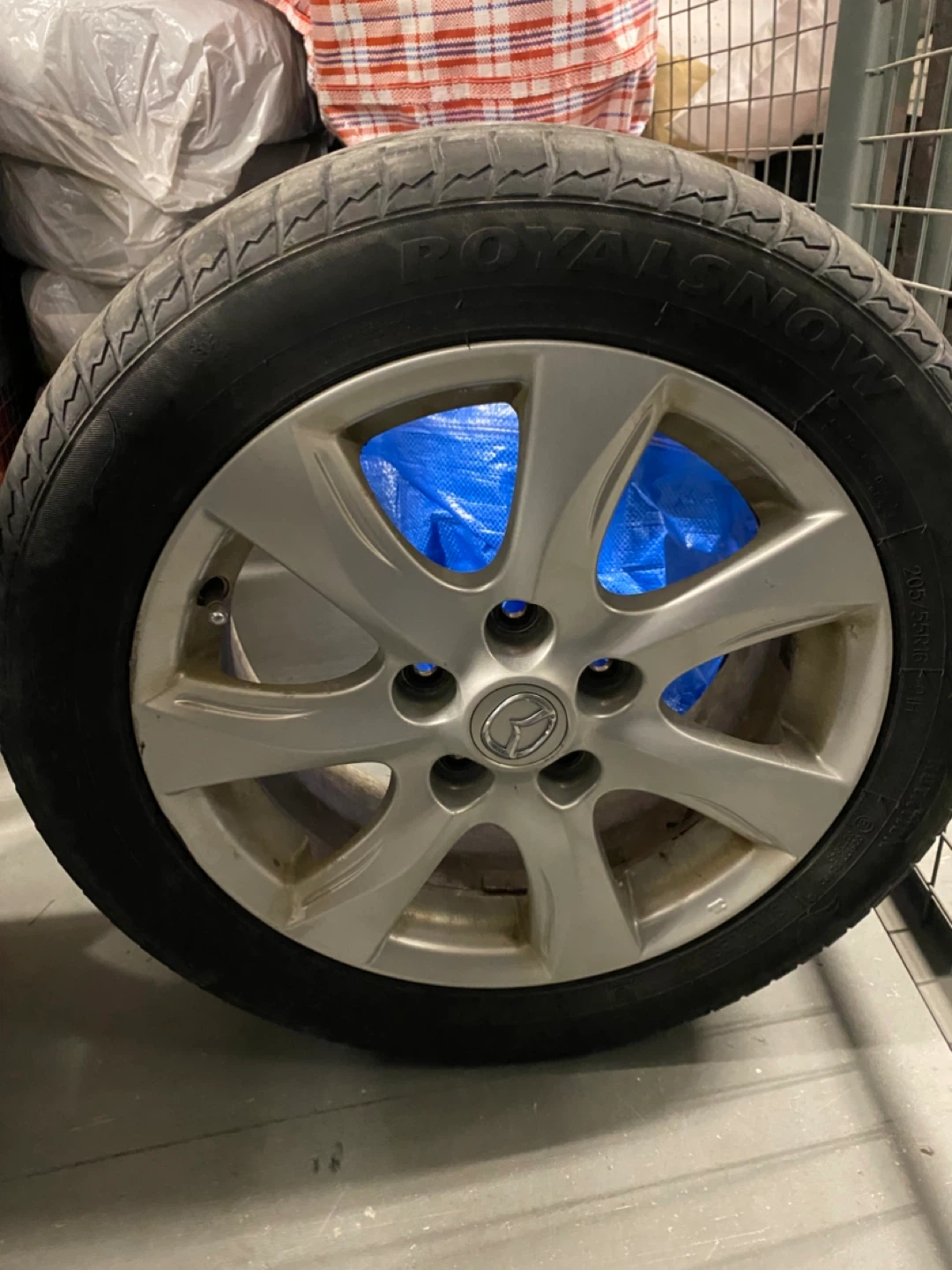 Quick Sale Mazda Rims & Royal Snow and Michelin Tires 205/55R16 - photo 2