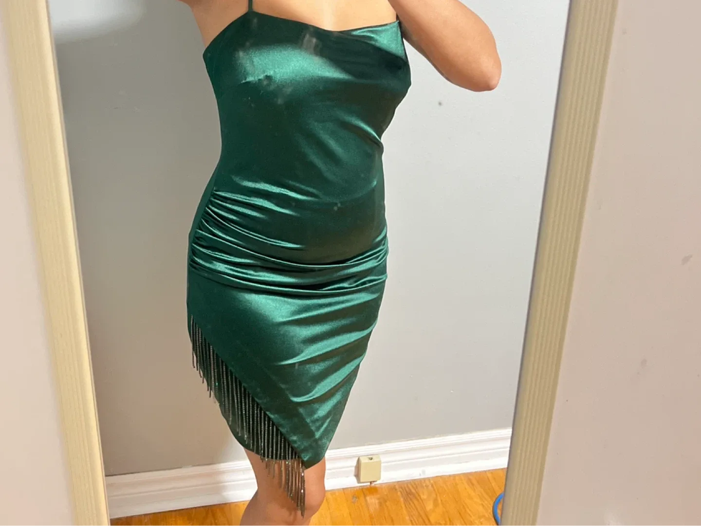 Guess Green Mini Dress with jewels