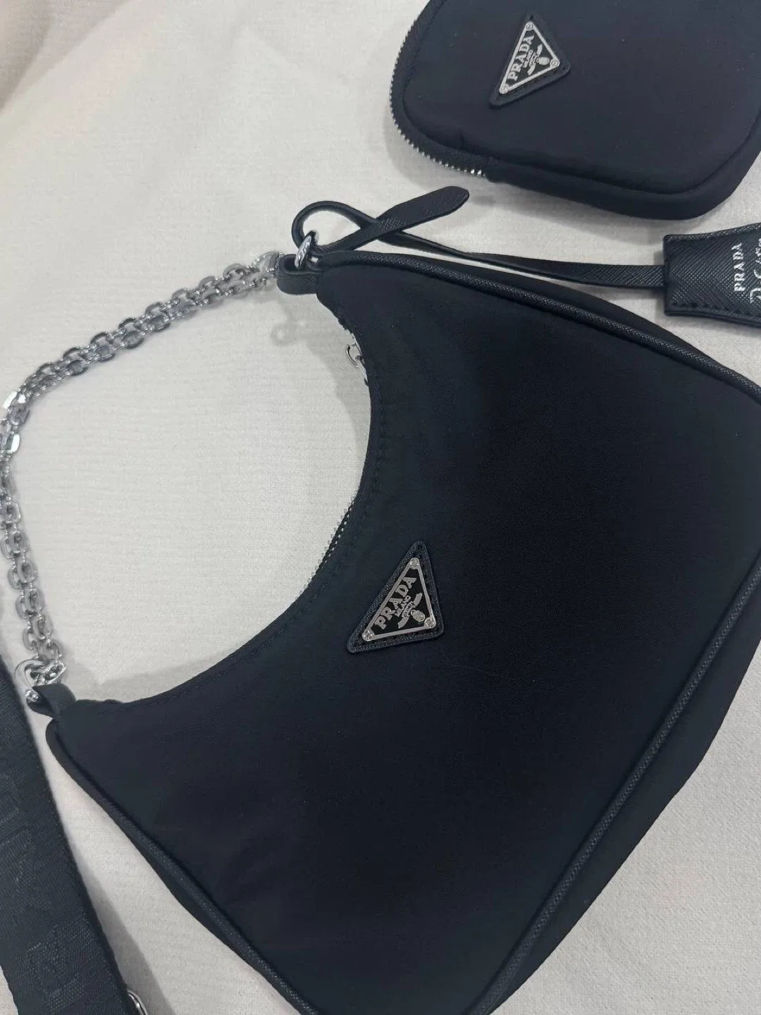 Prada Re-Edition 2005 Nylon Mini Bag Black image indicator(2)