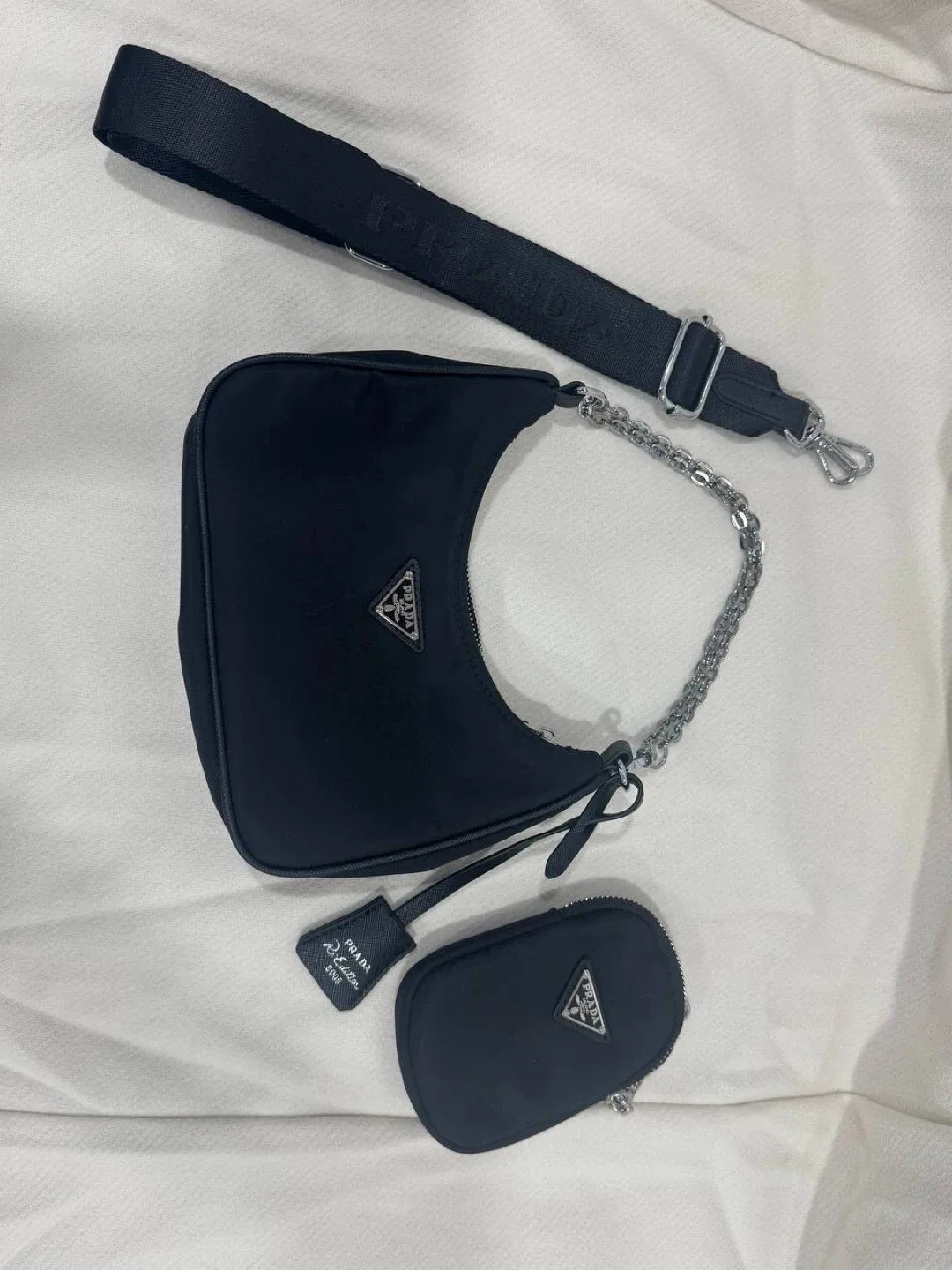 Prada Re-Edition 2005 Nylon Mini Bag Black thumbnail