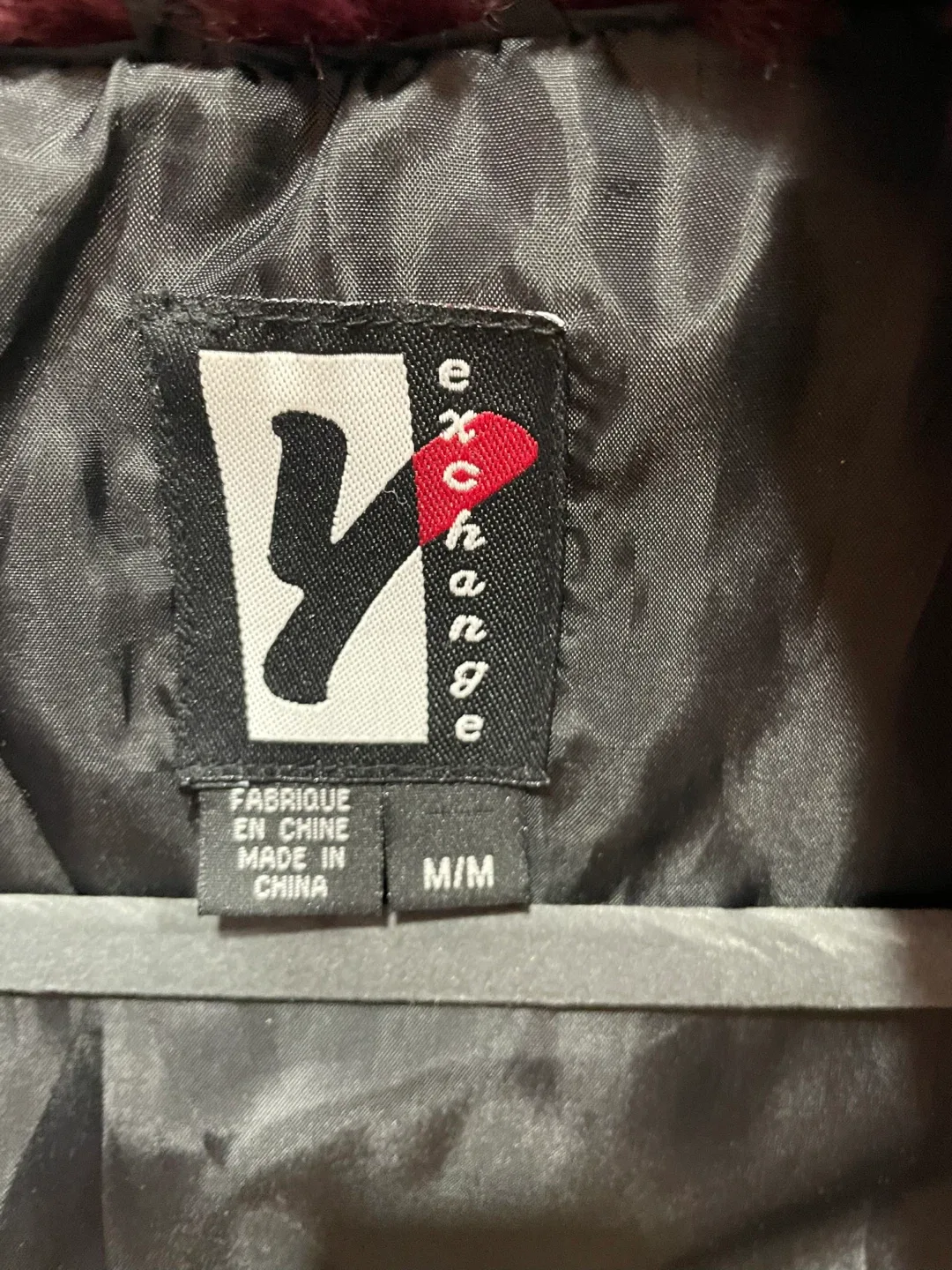 Exchange Burgundy Rabbit Fur Jacket - Size M/M image indicator(4)