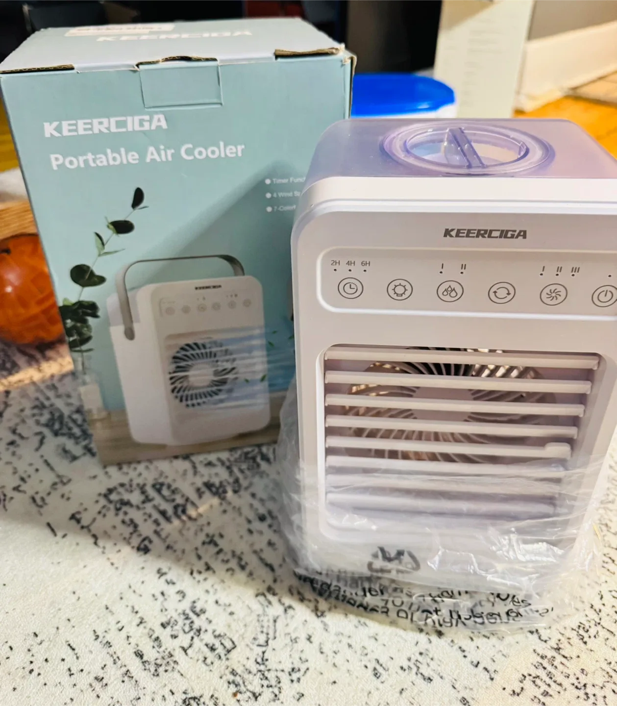 KEERCIGA Portable Air Cooler New! image indicator(2)