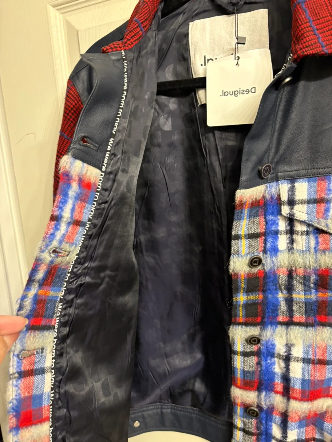 Desigual Wool Blend Jacket - Size L image indicator(5)