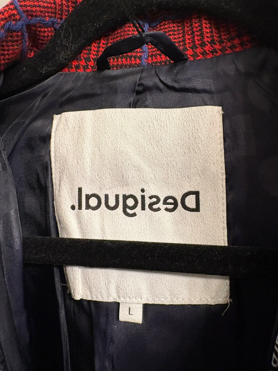 Desigual Wool Blend Jacket - Size L - photo 3