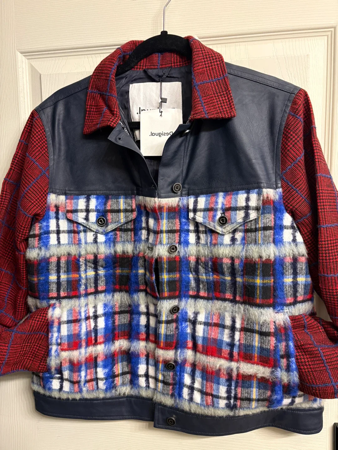 Desigual Wool Blend Jacket - Size L image indicator(8)