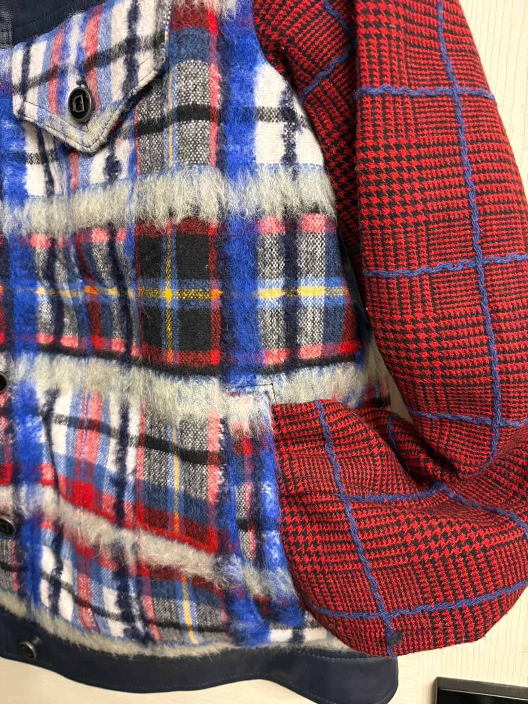 Desigual Wool Blend Jacket - Size L image indicator(9)