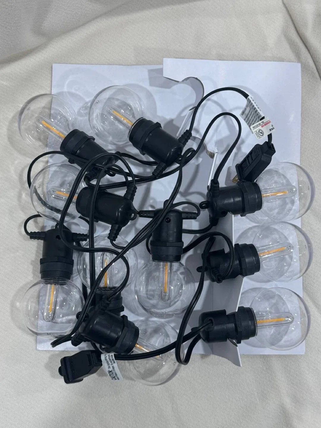 House to Home LED Filament Globe Lights - 10 count image indicator(3)