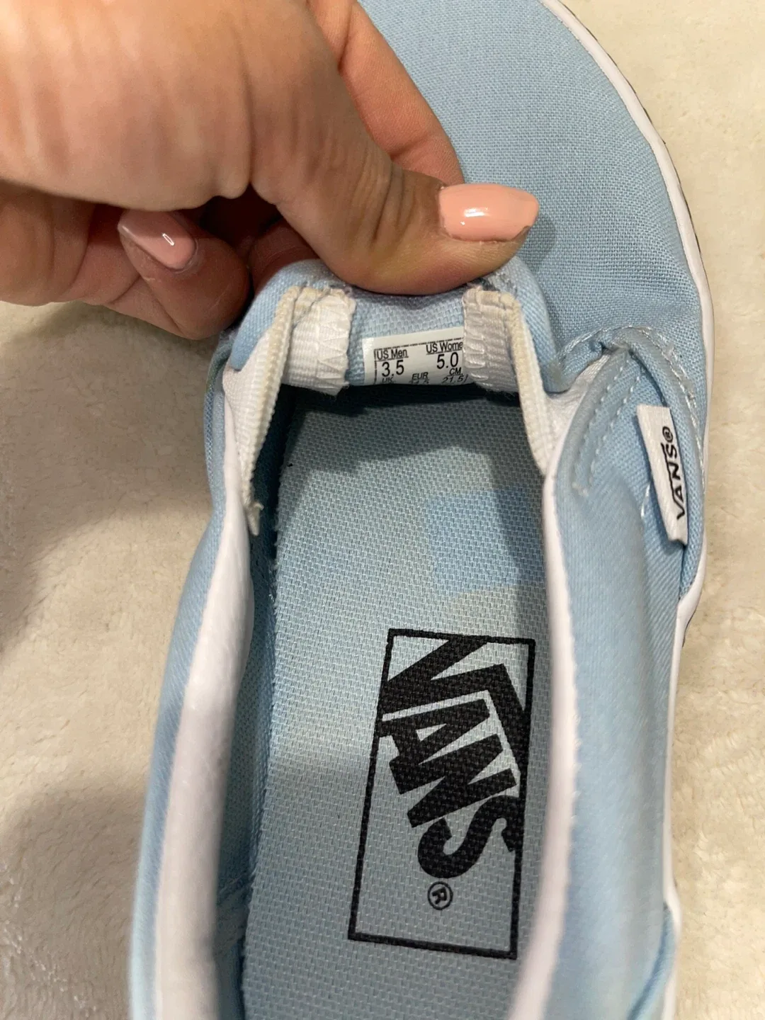 Vans Classic Slip-On Cool Blue, Size 5 (Women) image indicator(6)