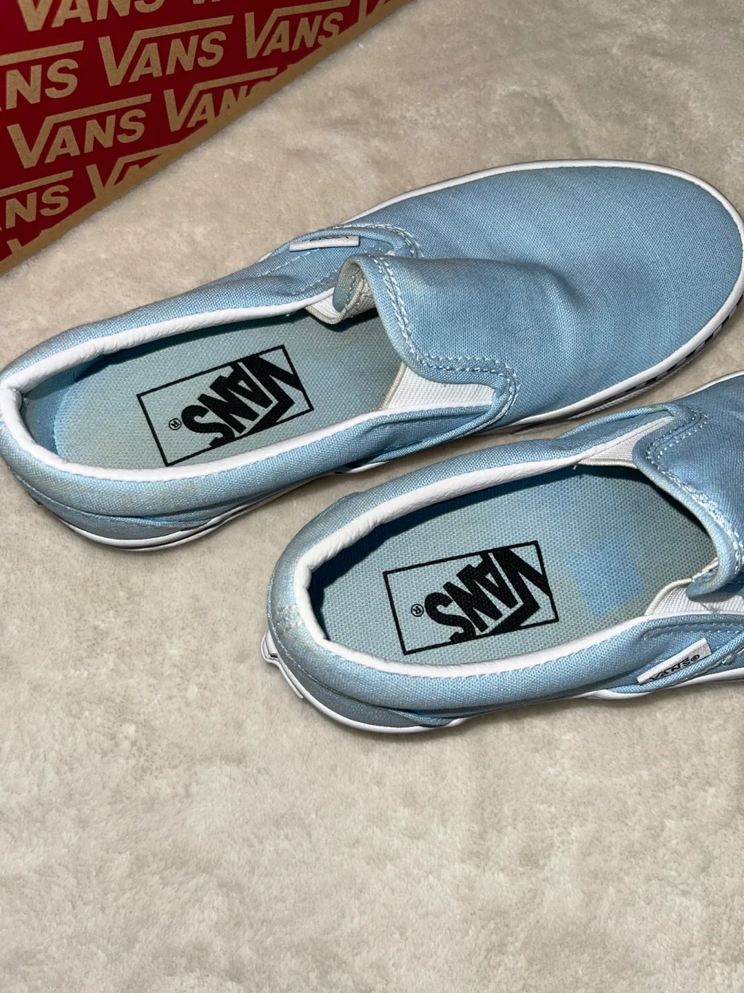 Vans Classic Slip-On Cool Blue, Size 5 (Women) image indicator(5)