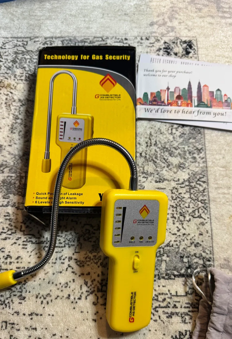 Combustible Gas Detector Y201 - New thumbnail