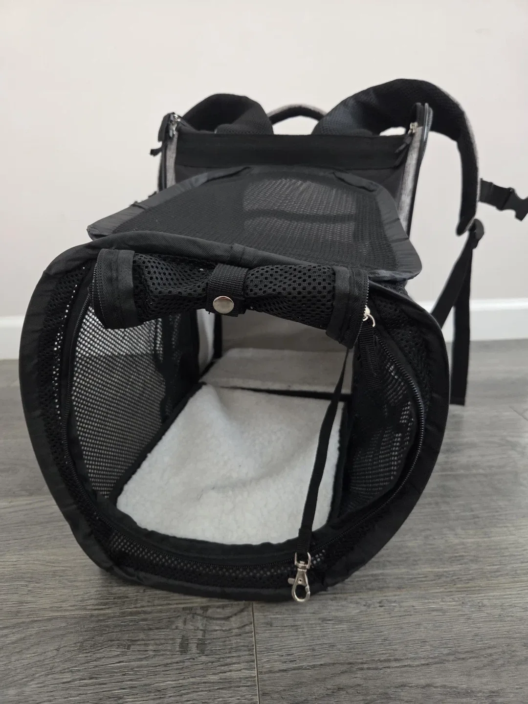 PetAmi Pet Carrier Backpack - Gray image indicator(4)