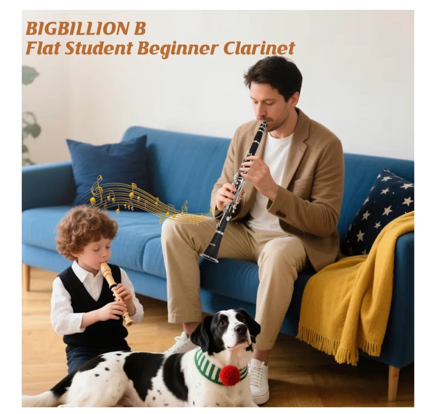 Clarinete , BIGBILLION B Flat Student Beginner Clarinet image indicator(6)