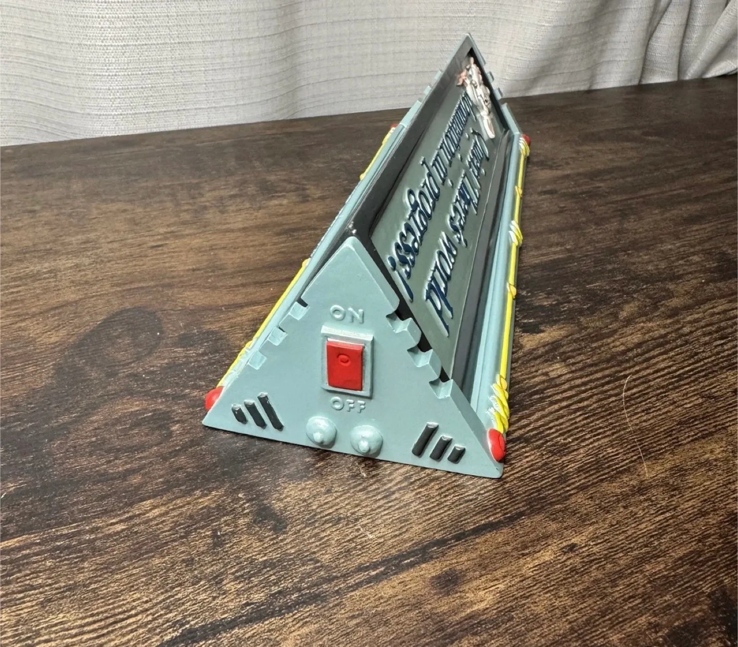 Pinky and the Brain Warner Bros. Studio Store Desk Sign image indicator(2)