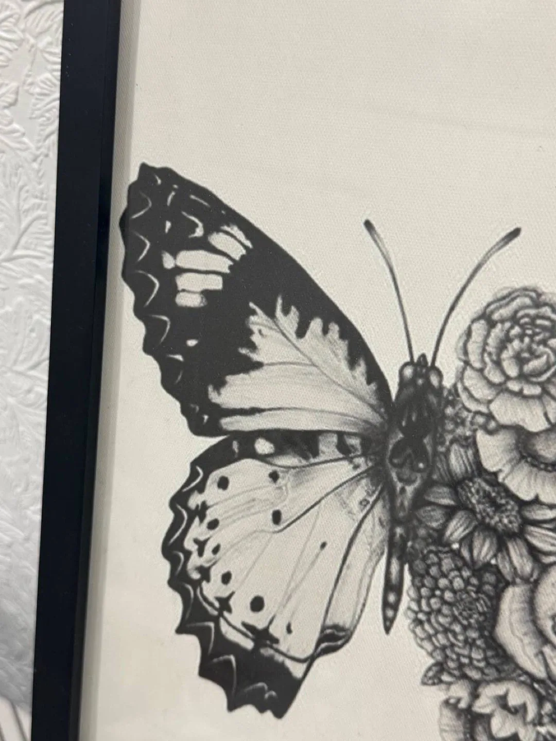 Butterfly & Floral Framed Wall Art image indicator(4)